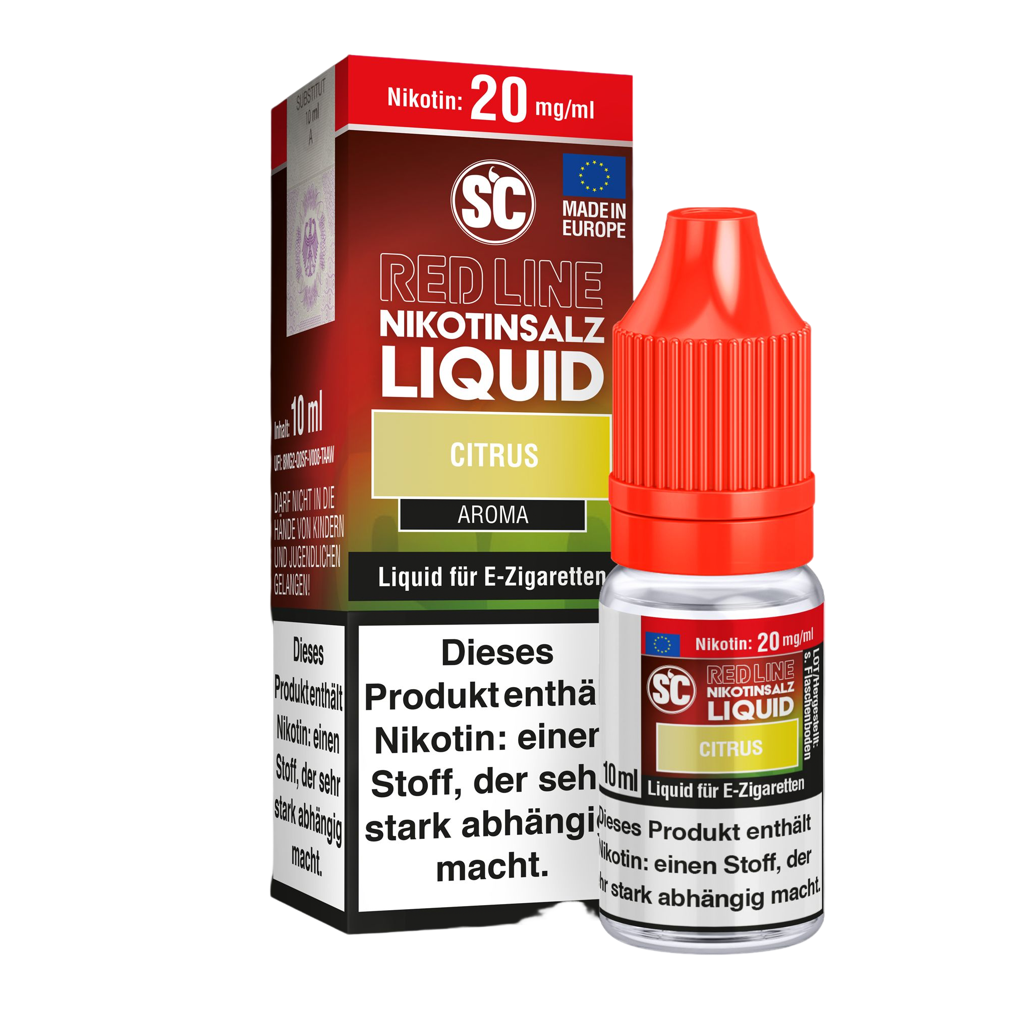 SC-RED LINE Citrus - Nikotinsalz Liquid 20 mg/ml